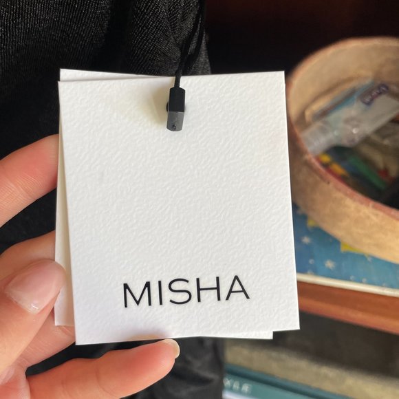 MISHA COLLECTION Black Midi Dress - Picture 4 of 8